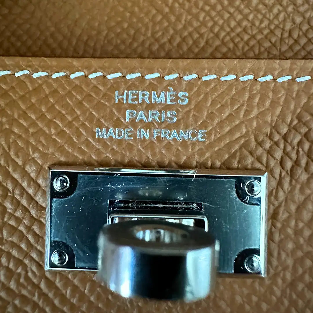 Hermès Epsom Kelly Pocket Compact Wallet Geldbörse braun / ungetragen Hermès