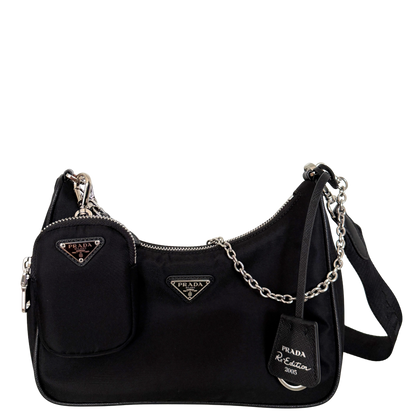Prada Re-Edition 2005 aus Re-Nylon Schwarz / neuwertig Prada