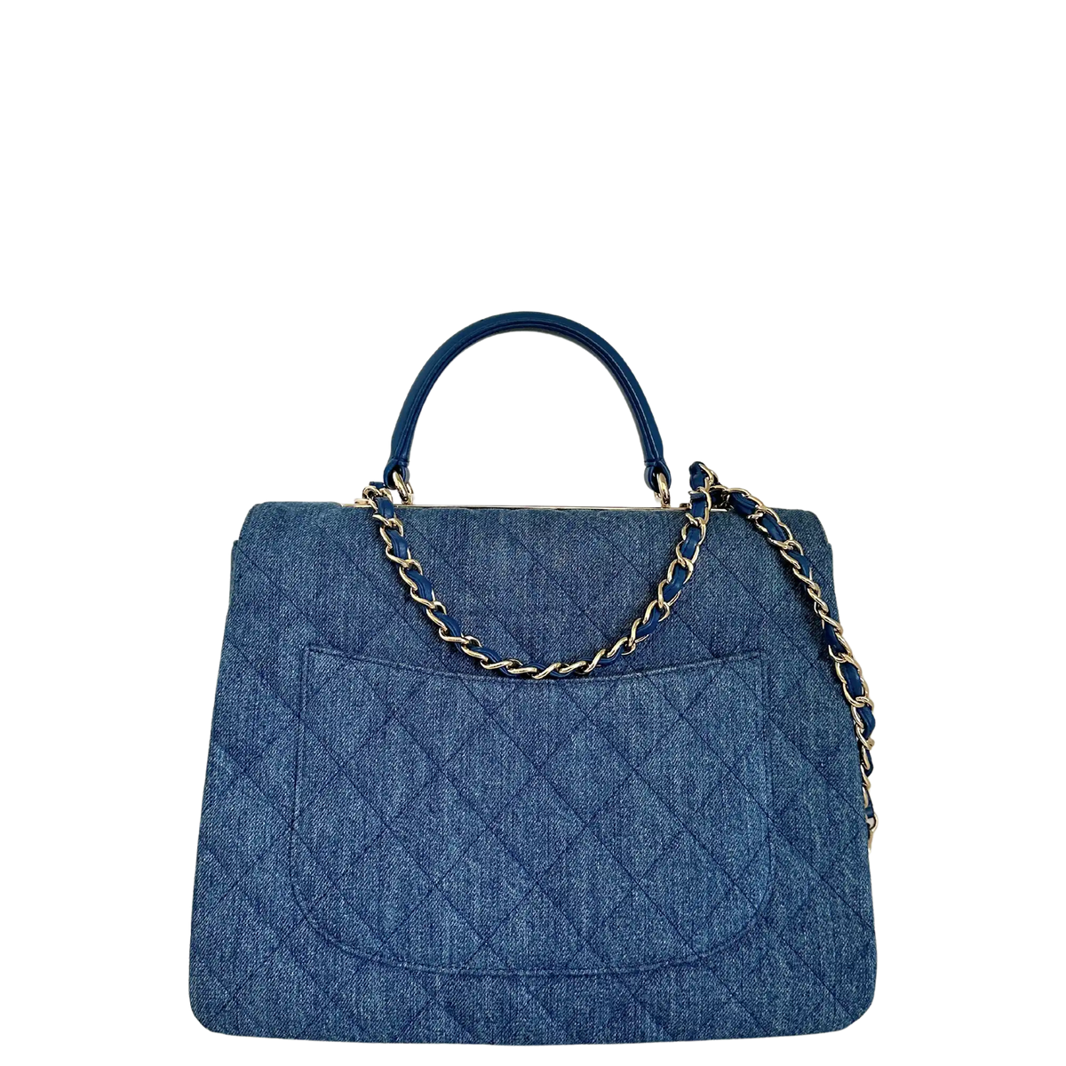 Chanel Trendy CC Top Handle Large Denim Blau / sehr gut Chanel