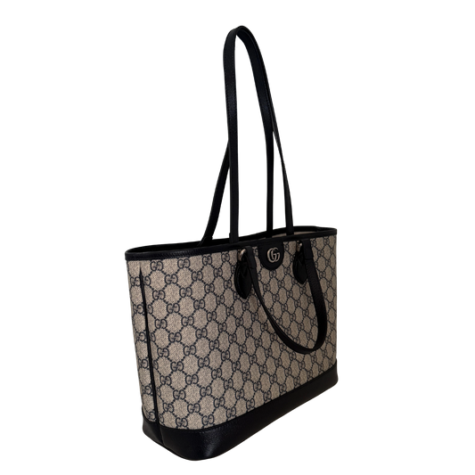 Gucci Ophidia GG Supreme Small Shopper beige Fullset / neuwertig Gucci