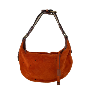 Louis Vuitton Limited Edition Oranje Monogram Suede Onatah PM Tas
