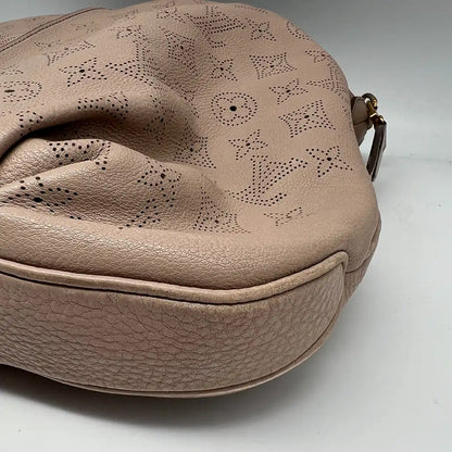 Louis Vuitton Mahina Selene MM Tasche Leder Taupe / gut Louis Vuitton