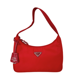 Prada Re-Edition 2000 minibag rood
