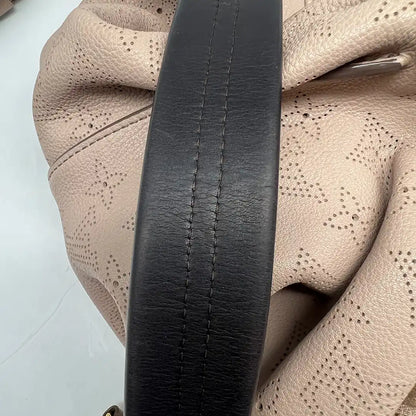Louis Vuitton Mahina Selene MM Tasche Leder Taupe / gut Louis Vuitton