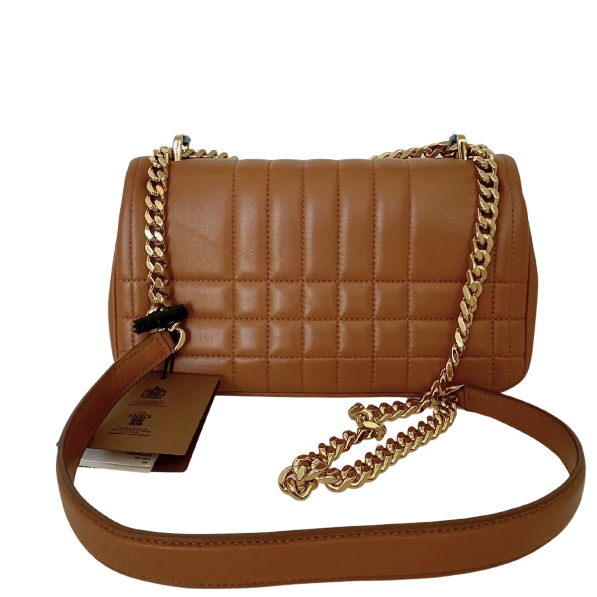 Burberry kleine Lola Handtasche Leder braun / ungetragen Burberry