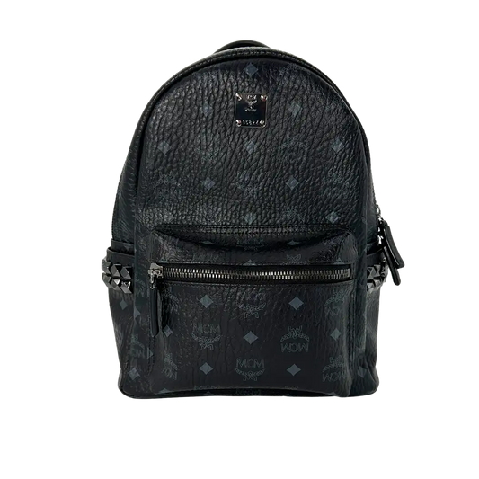 MCM Stark Small Rucksack Monogram schwarz / sehr gut MCM
