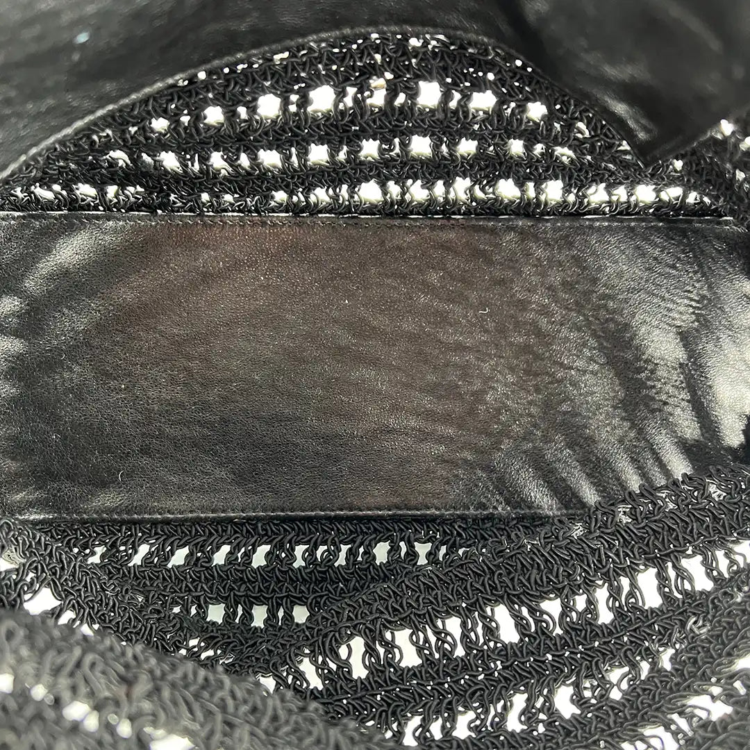 Chanel Vintage Supermodel Häkeltasche CC Logo / sehr gut Chanel