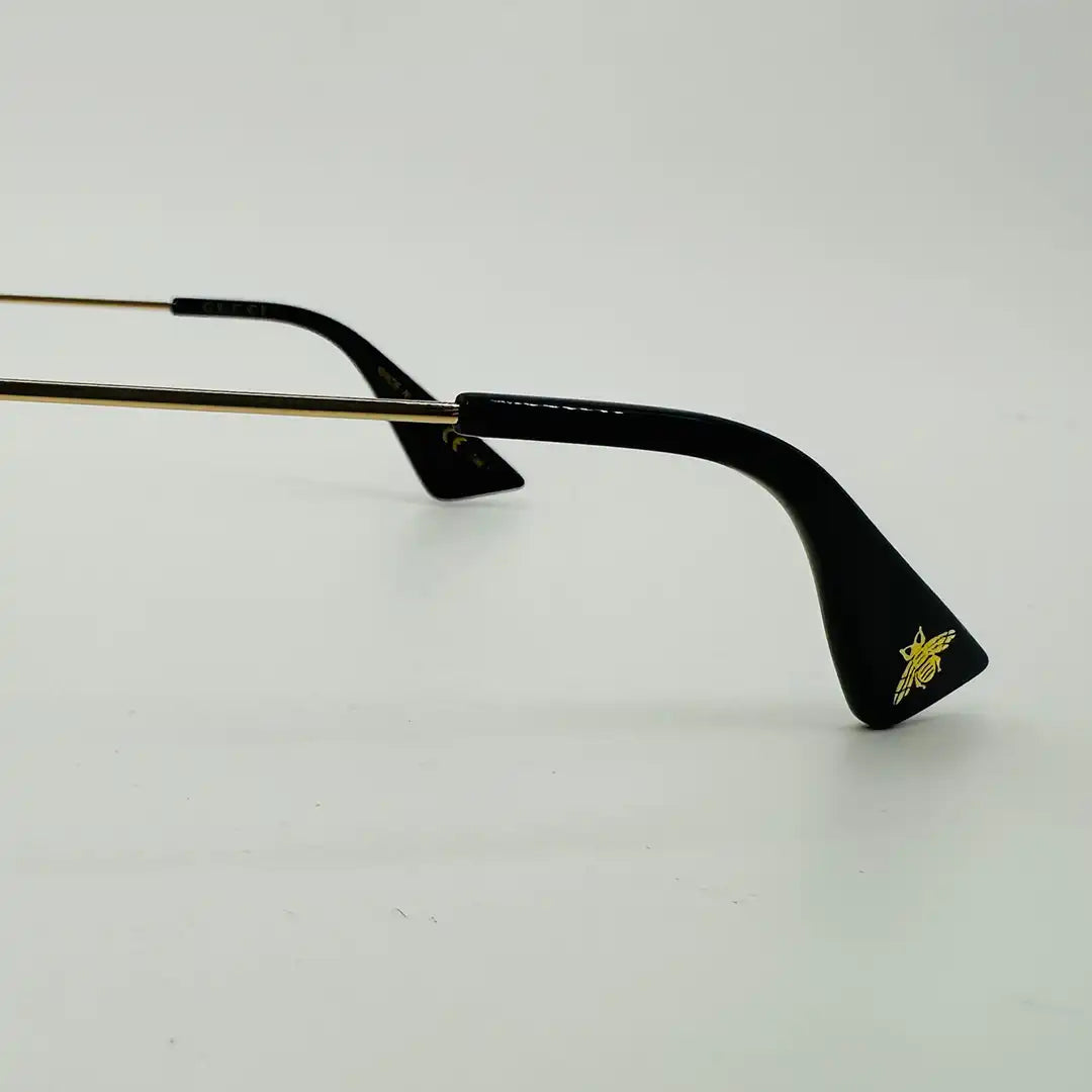 Gucci Damen GG0061S 006 Sonnenbrille, schwarz gold creme  56 / sehr gut Gucci
