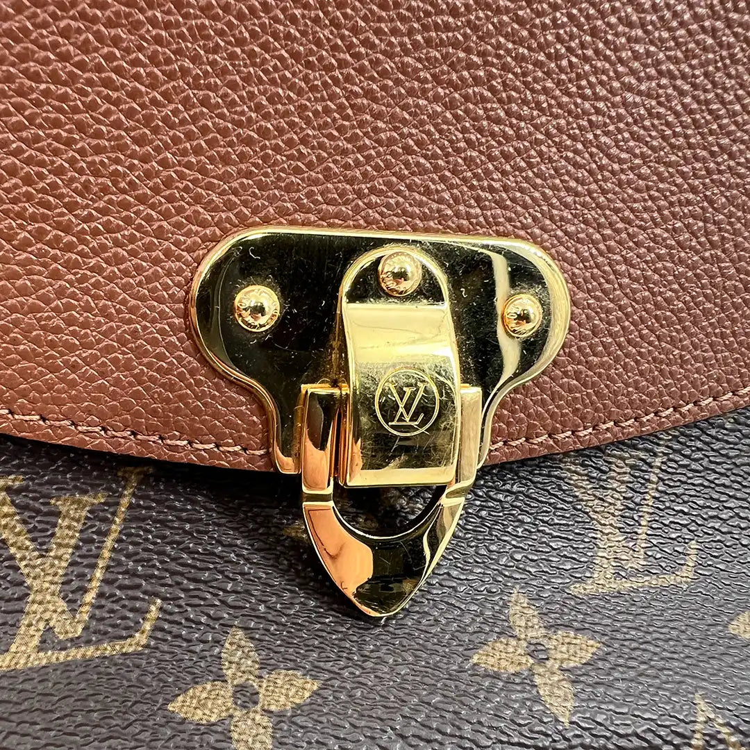 Louis Vuitton Saint Placide Monogram Canvas und Leder Tasche braun / sehr gut Louis Vuitton