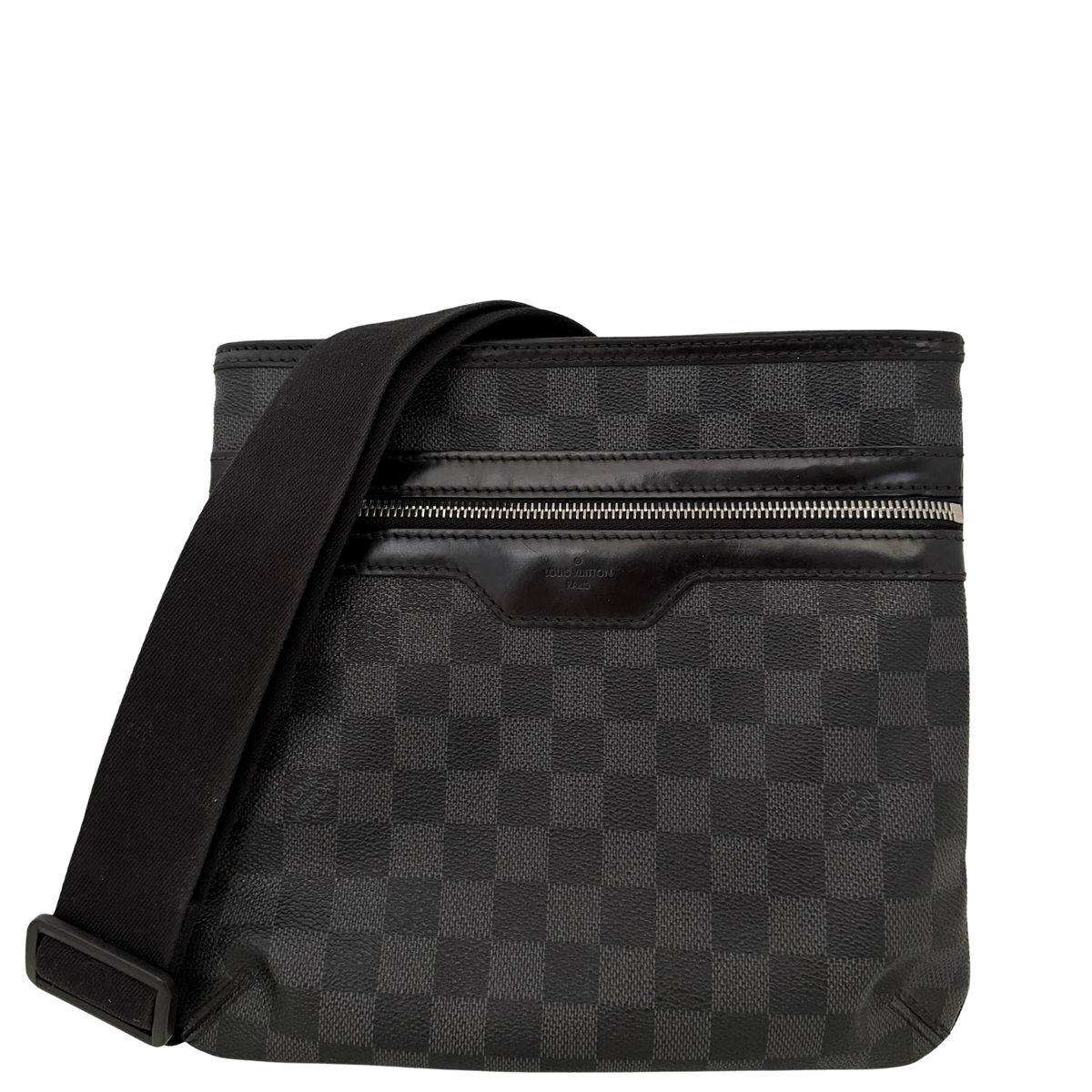 Louis Vuitton Thomas Damier Graphite Canvas Messenger Bag / gut Louis Vuitton