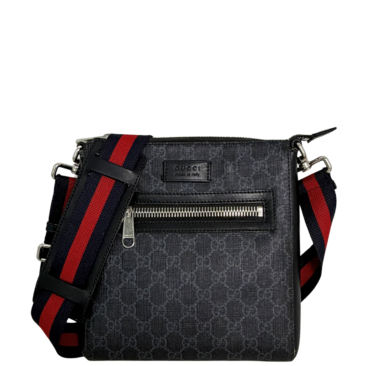 Gucci GG Supreme Messenger Bag navy / akzeptabel Gucci