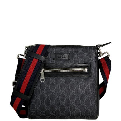 Gucci GG Supreme Messenger Bag navy / akzeptabel Gucci