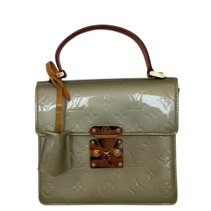 Louis Vuitton Monogram Vernis Spring Street Tas Groen