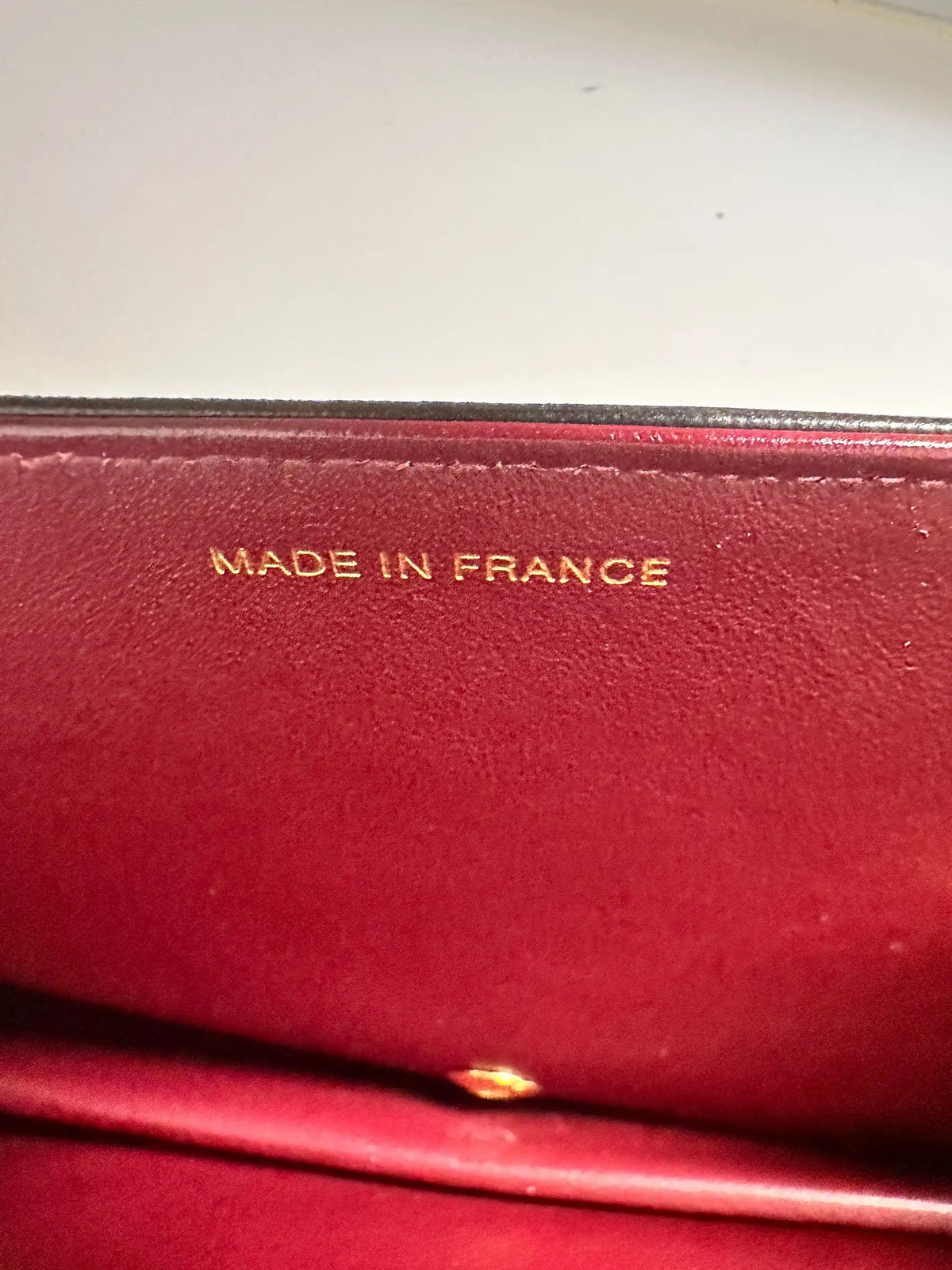 Chanel Timeless Wallet on Chain Vintage Lammleder schwarz mit ID Card / gut Chanel