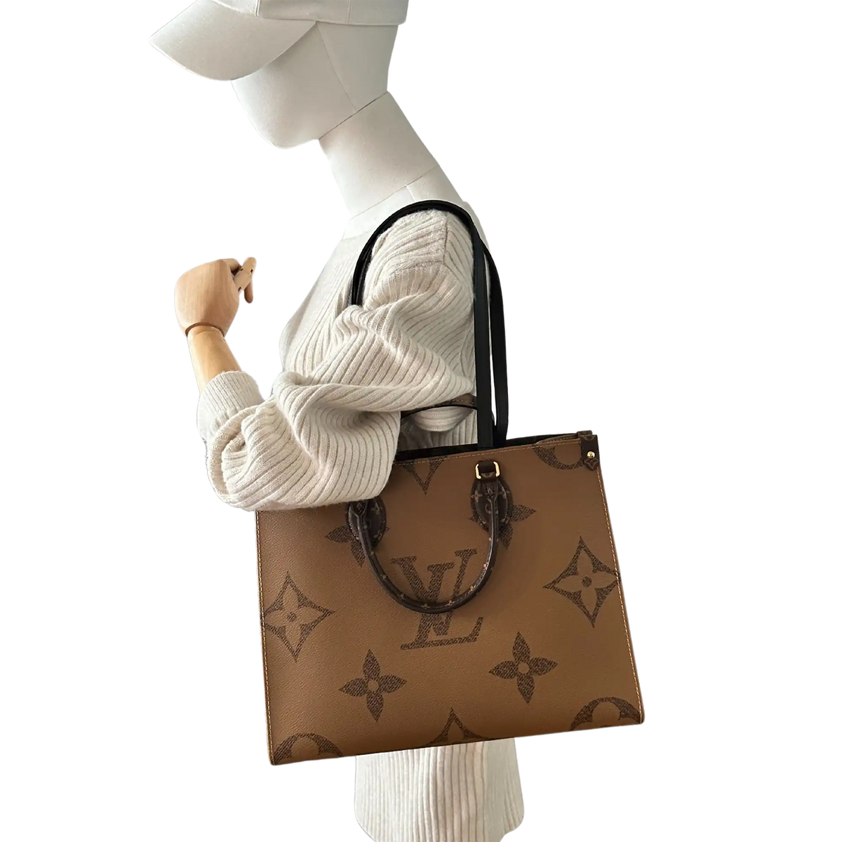 Louis Vuitton onthego MM Monogram Reverse Canvas M45321 / neuwertig Louis Vuitton
