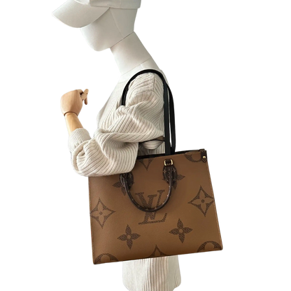 Louis Vuitton onthego MM Monogram Reverse Canvas M45321 / neuwertig Louis Vuitton