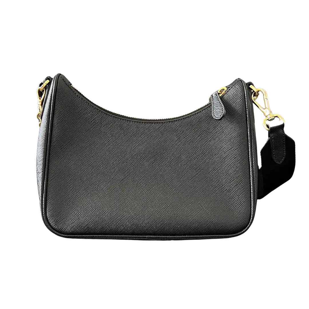 Prada Re-Edition 2005 Handtasche Saffiano Leder schwarz /neuwertig Prada