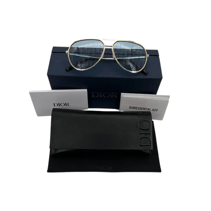 Christian Dior Essential A2U F0I8 silber Sonnenbrille 60-14 Dior
