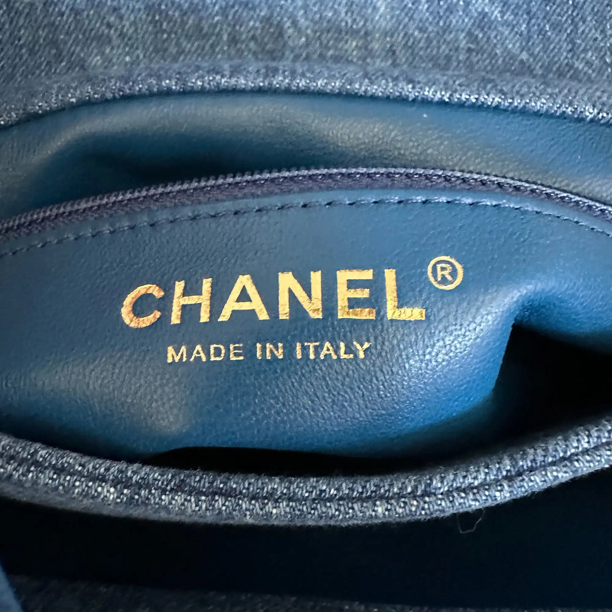 Chanel Trendy CC Top Handle Large Denim Blau / sehr gut Chanel