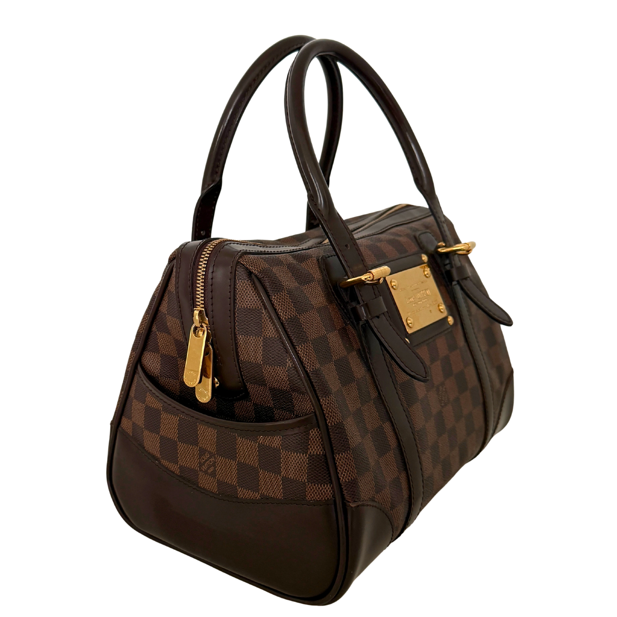 Louis Vuitton Berkeley Damier Ebene Handtasche / gut Louis Vuitton