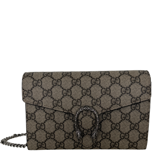 Gucci Dionysus GG Supreme Portemonnee met Ketting
