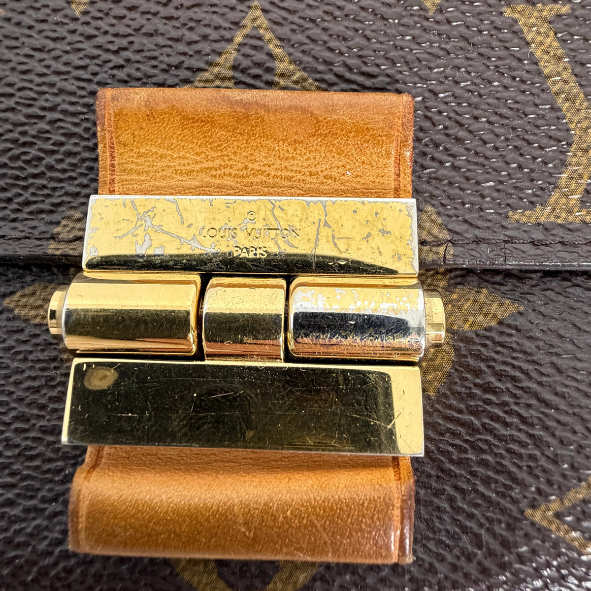 Louis Vuitton Elysee Monogram Geldbörse M60505 / akzeptabel Echtheitscheck