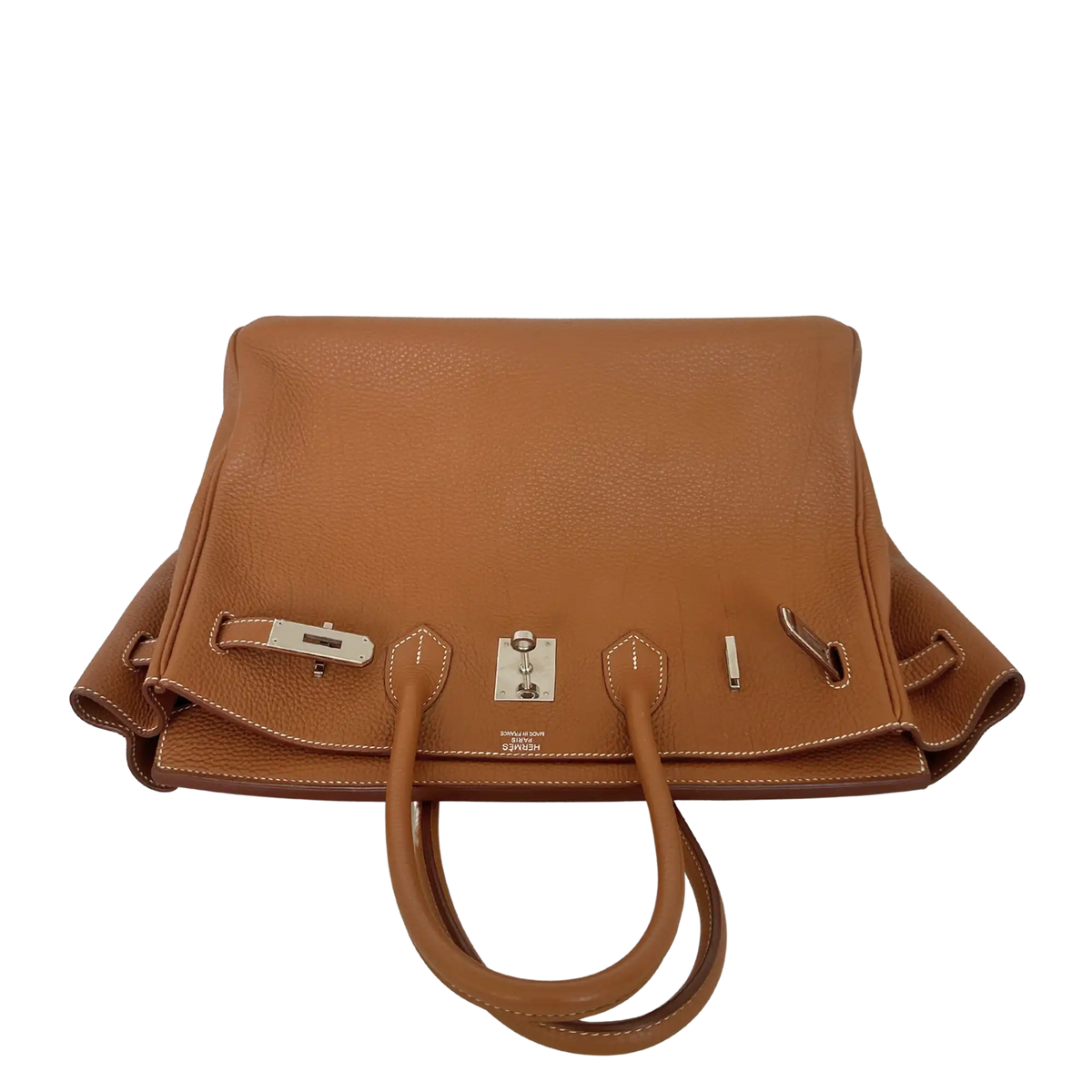 ANGEBOT DER WOCHE: Hermès Birkin Bag 35 Togo Leder braun Palladium Hardware 2011 / sehr gut Hermès