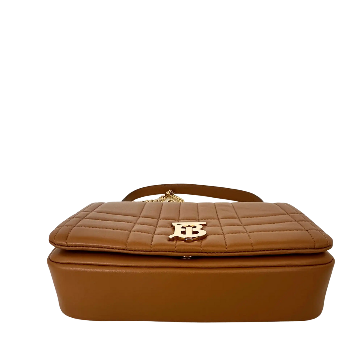 Burberry kleine Lola Handtasche Leder braun / ungetragen Burberry