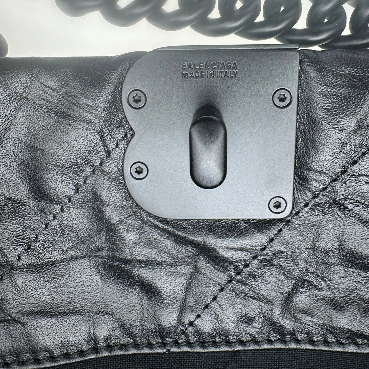 Balenciaga Shopper Crush East-West Large Kalbsleder / neuwertig Balenciaga