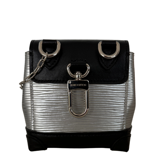 Louis Vuitton Epi Micro Steamer silber schwarz / neuwertig Louis Vuitton