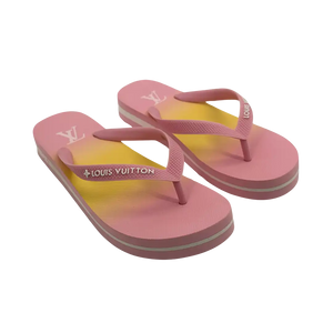 Louis Vuitton by the Pool Sunbath teenslippers roze maat 38
