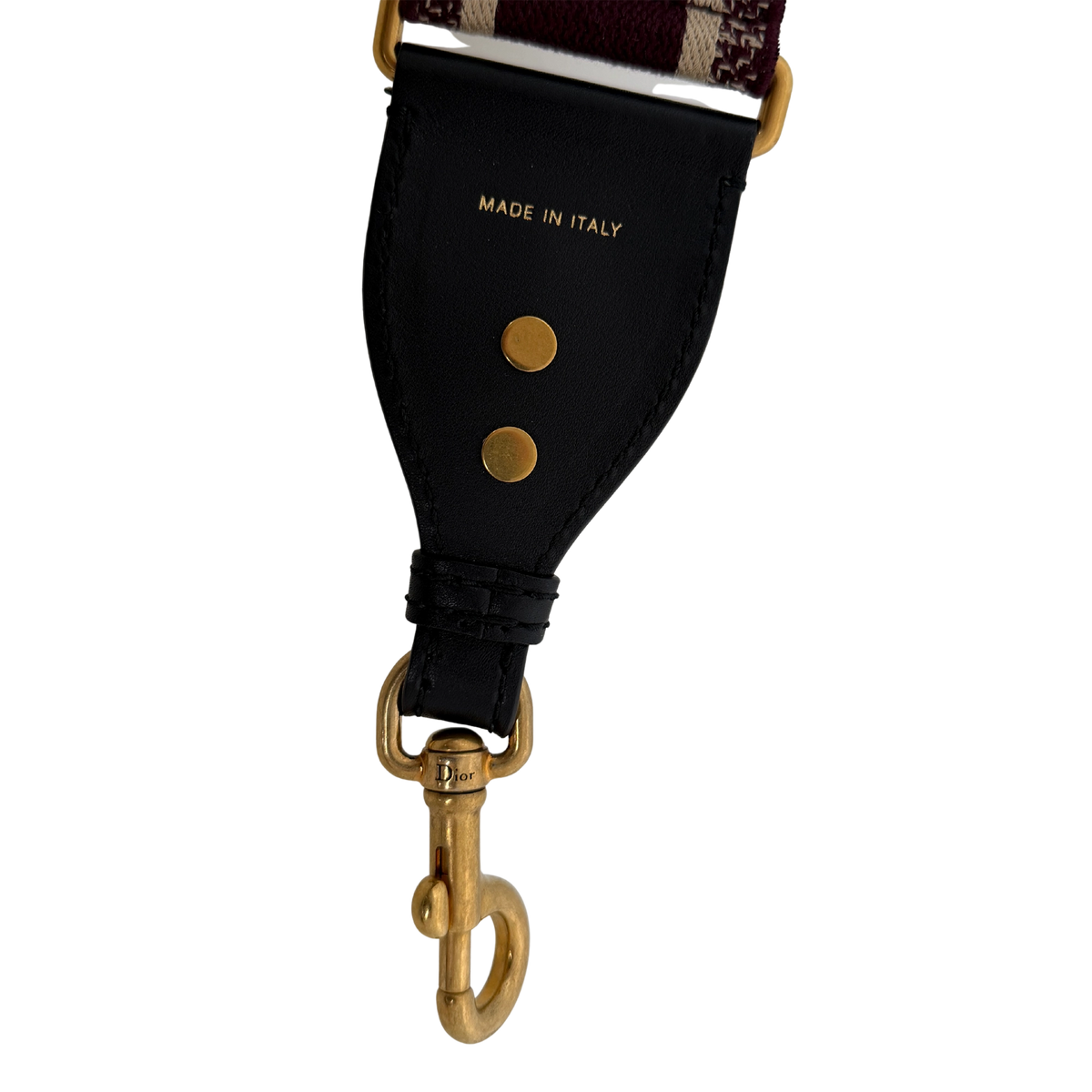 Christian Dior breiter Schulterriemen Dior Paris Stickerei bordeaux Fullset / neuwertig Dior
