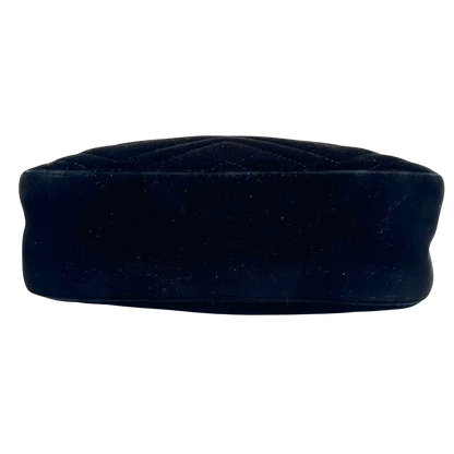 Gucci GG Marmont Samttasche schwarz / gut Gucci