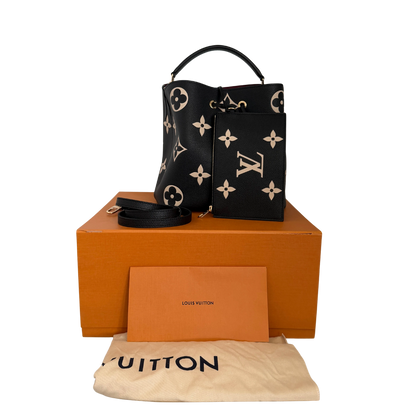 Louis Vuitton NéoNoé MM Monogram Empreinte Bicolor M45497 Fullset / neuwertig Louis Vuitton