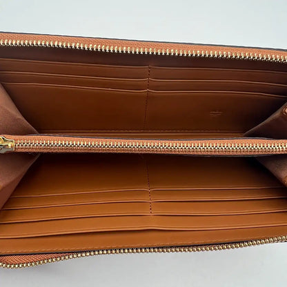MCM Zipped Wallet groß Visetos Cognac Unisex Geldbörse / neuwertig MCM