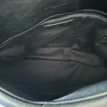 Saint Laurent LouLou Puffer Medium Handtasche All black Lammleder / sehr gut Saint Laurent