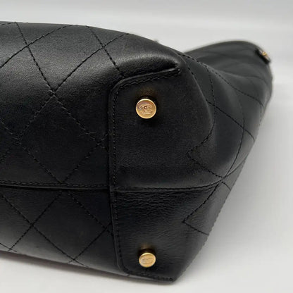 Chanel Deauville Leder Shopping Tasche Fullset / sehr gut Chanel