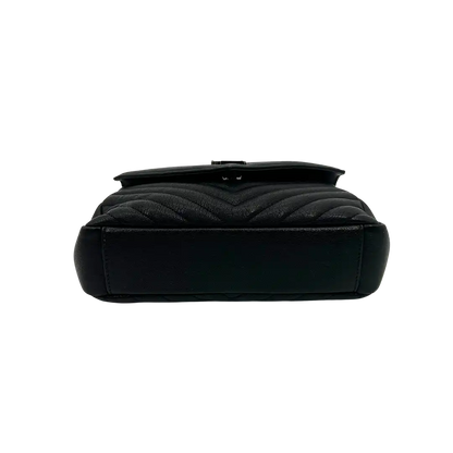 Saint Laurent YSL College Medium Handtasche schwarz Lammleder / sehr gut Saint Laurent