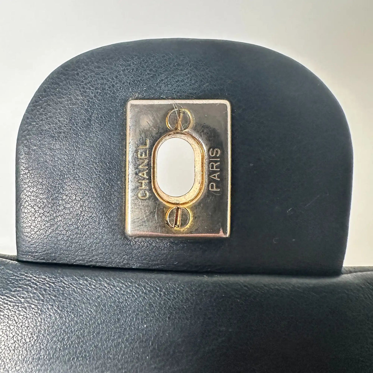 Chanel Timeless Vintage Double Flap Bag Lammleder schwarz Small/ gut Chanel