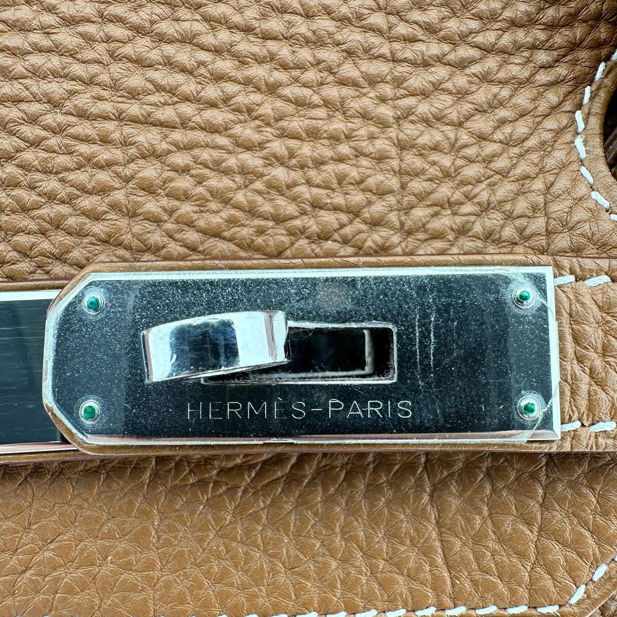 ANGEBOT DER WOCHE: Hermès Birkin Bag 35 Togo Leder braun Palladium Hardware 2011 / sehr gut Hermès