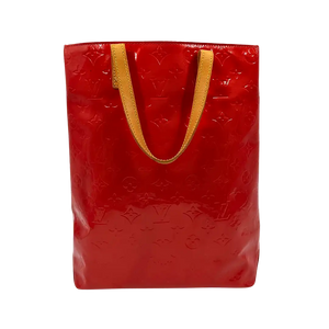 Louis Vuitton Vernis Reade MM Handtas rood M91086