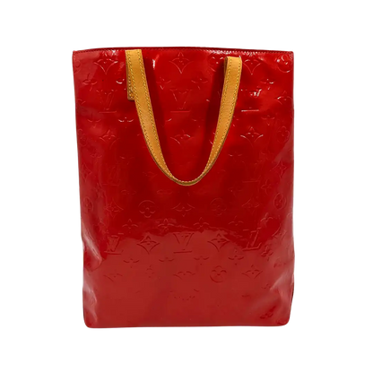 Louis Vuitton Vernis Reade MM Handtasche rot M91086 / gut Louis Vuitton