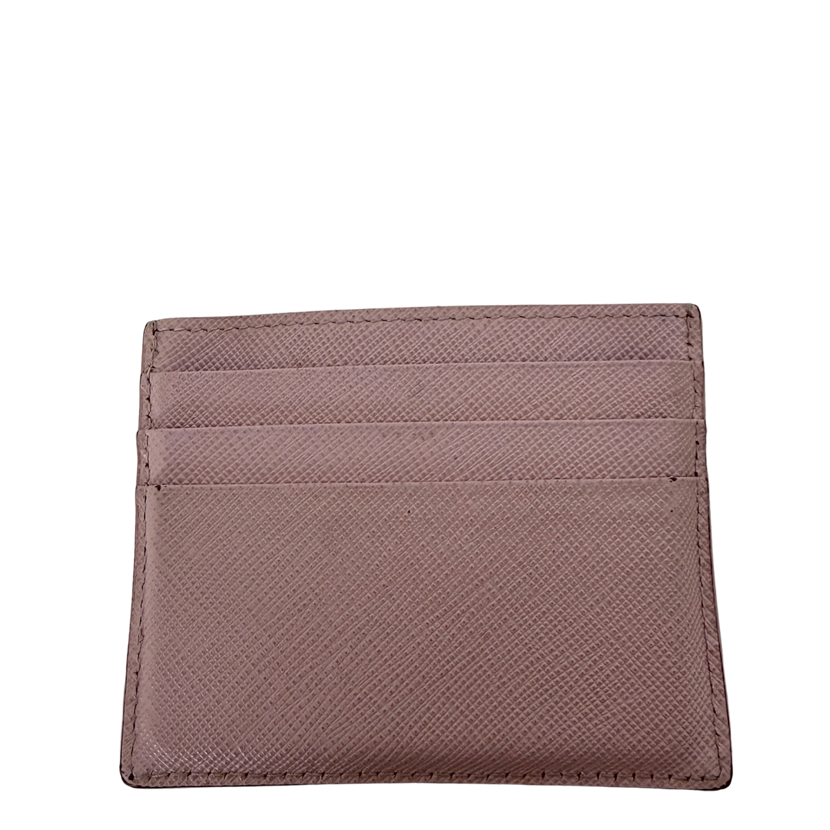 Prada Kartenetui aus Saffiano Leder pink / akzeptabel Prada