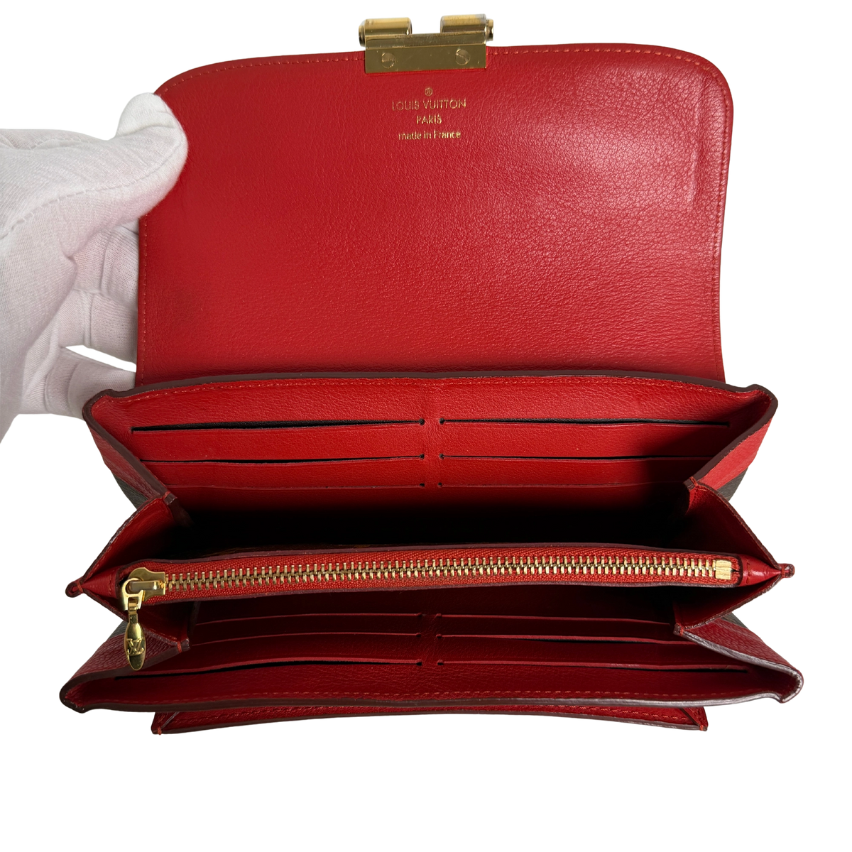 Louis Vuitton Elysee Monogram Geldbörse M60505 / akzeptabel Echtheitscheck