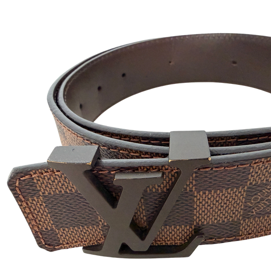 Louis Vuitton Damier Ebene LV Initiales Belt 85cm  / sehr gut Louis Vuitton