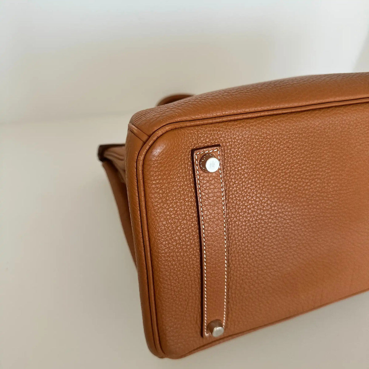 ANGEBOT DER WOCHE: Hermès Birkin Bag 35 Togo Leder braun Palladium Hardware 2011 / sehr gut Hermès
