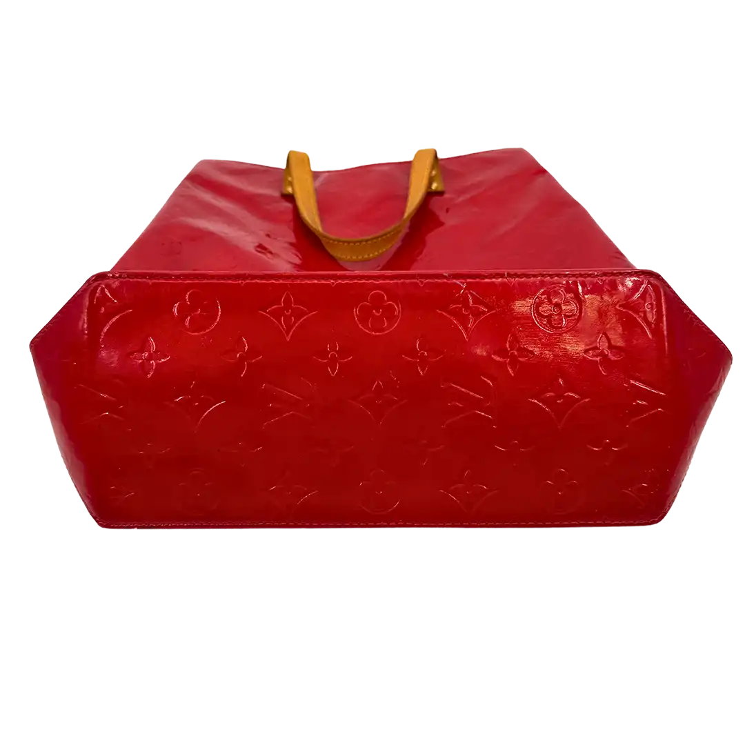 Louis Vuitton Vernis Reade MM Handtasche rot M91086 / gut Louis Vuitton