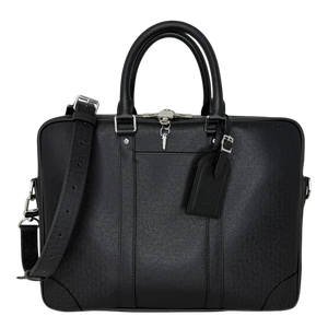 Louis Vuitton Porte-Documents Voyage PM Taiga leer complete set