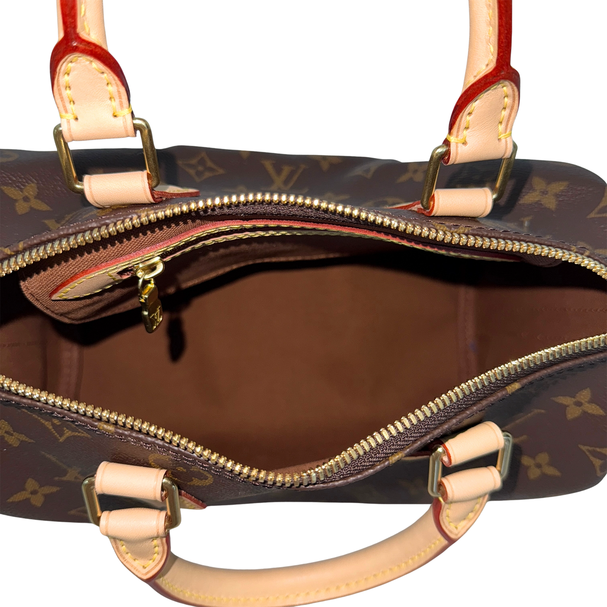 Louis Vuitton Speedy 25 Bandouliere M46977 Monogram Canvas Braun Fullset / neuwertig Louis Vuitton