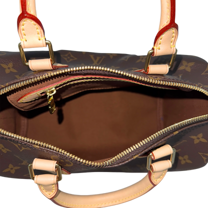 Louis Vuitton Speedy 25 Bandouliere M46977 Monogram Canvas Braun Fullset / neuwertig Louis Vuitton